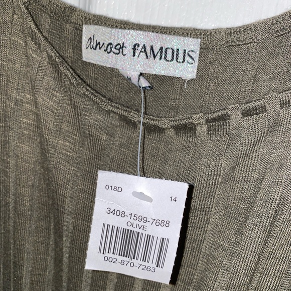 Almost Famous Olive Jumpsuit - Picture 3 of 5